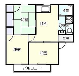 間取図画像 3DK