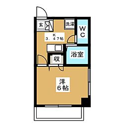 間取図画像 1K