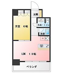 グランドメゾン麹町 1LDKの間取図画像
