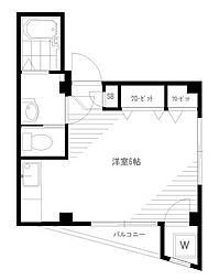 ハイツ・エムエス ワンルームの間取図画像