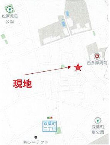 地図 羽村市双葉町2丁目