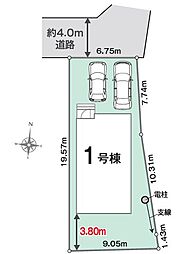あきる野市下代継 01期 新築分譲住宅 全1棟