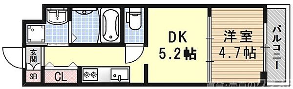 ファステート京都西KIWAMI 206｜京都府京都市右京区西京極橋詰町(賃貸マンション1DK・2階・30.06㎡)の写真 その2