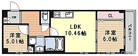 二条城東レジデンス 103 ｜ 京都府京都市中京区九町目（賃貸マンション2LDK・1階・52.08㎡） その2