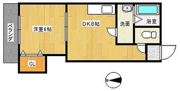 ビュープラザ 701｜京都府京都市南区唐橋川久保町(賃貸マンション1DK・7階・32.00㎡)の写真 その2