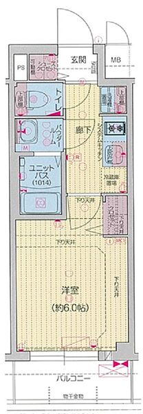 プレサンスTHE KYOTO吉祥院 414｜京都府京都市南区吉祥院定成町(賃貸マンション1K・4階・21.09㎡)の写真 その2