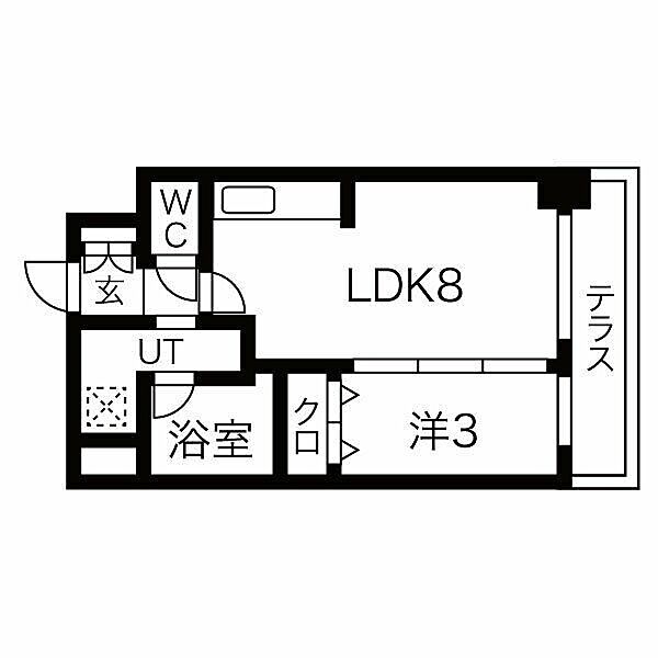 ピーノ京都西大路 101｜京都府京都市南区吉祥院中島町(賃貸マンション1LDK・1階・28.08㎡)の写真 その2