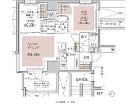 プレミスト京都五条 203 ｜ 京都府京都市下京区塩竈町（賃貸マンション2LDK・2階・55.71㎡） その2