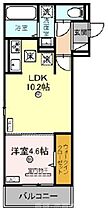 D-ROOM深草小久保町C 102 ｜ 京都府京都市伏見区深草小久保町（賃貸アパート1LDK・1階・37.74㎡） その2