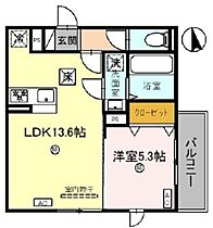 D-ROOM深草小久保町C 301 ｜ 京都府京都市伏見区深草小久保町（賃貸アパート1LDK・3階・44.04㎡） その2