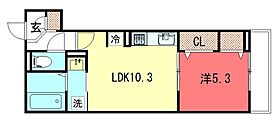 グランディールA&NII 201 ｜ 京都府京都市左京区下鴨下川原町（賃貸アパート1LDK・2階・40.31㎡） その2