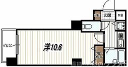 サムティ京都祇園 1階1Kの間取り