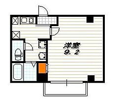 Belle Forme平安（ベルフォーム平安） 7階1Kの間取り