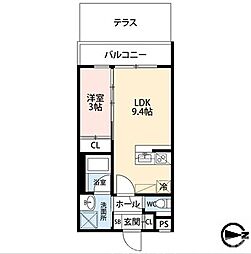 エストゥルース京都II 1階/107