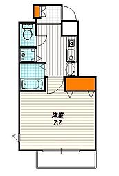 サムティ京都駅前 1Kの間取図画像