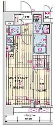 京都市南区東九条南石田町マンション 1LDKの間取図画像