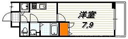 アスヴェル京都東寺前 1Kの間取図画像