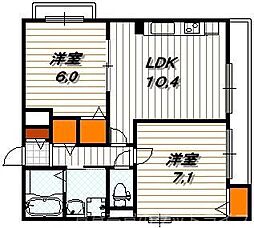 フラット黒門 4階/403