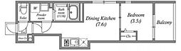 サニーコート円町 1DKの間取図画像