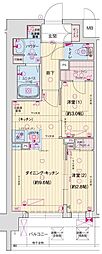 ソルテラス京都西院悠洛 2DKの間取図画像