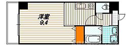 プログレスふなはし 1Kの間取図画像