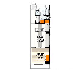 アマデウス萬壽寺葛野大路 1LDKの間取図画像