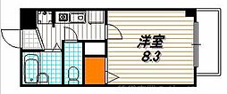 エル・カーサー 1Kの間取図画像