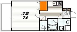 ベラジオ五条堀川3 1Kの間取図画像