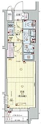 プレサンス京都洛南 1Kの間取図画像