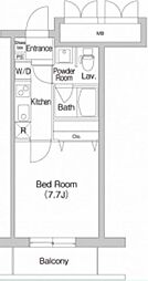 プライムアーバン川崎南幸町 3階1Kの間取り