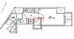 ＴＦレジデンス蒲田 2階1Kの間取り