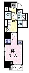 ベラセラータ 1Kの間取図画像