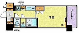 ZOOM品川南 1Kの間取図画像