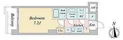 ドゥーエ蒲田 1Kの間取図画像