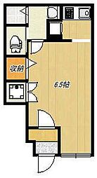 ナズ多摩川レジデンス ワンルームの間取図画像