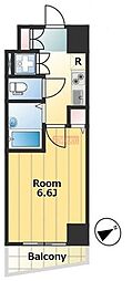 ヴェローナ大井南ルッソグランデ 1Kの間取図画像