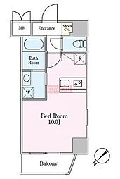 Dormouse和 ワンルームの間取図画像