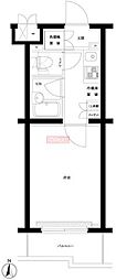 ルーブル蒲田本町 1Kの間取図画像