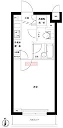 ルーブル大鳥居 1Kの間取図画像