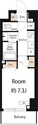 HY'sflatKOJIYA 1Kの間取図画像