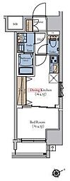 エスティメゾン大森 1DKの間取図画像