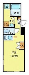PremiumHills大森 ワンルームの間取図画像