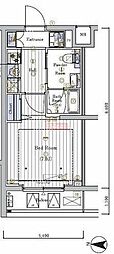 MAXIVCROS横浜大口通 1Kの間取図画像