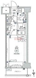 セジョリ蒲田イースト 1Kの間取図画像