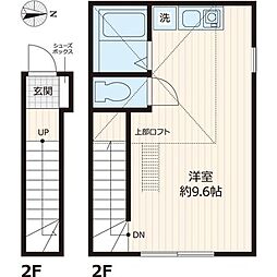 IDEA川崎矢向 ワンルームの間取図画像