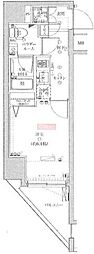 スパシエグランス大森 1Kの間取図画像