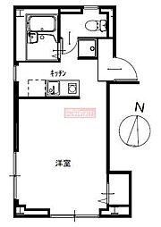 オーナーズVILLAVILLAFOREST多摩川 1Kの間取図画像