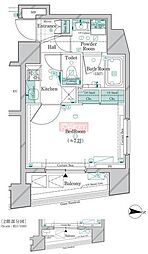 GALICIAOMORIEast 1Kの間取図画像