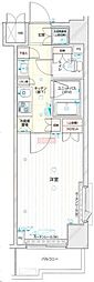 ルーブル多摩川南六郷 1Kの間取図画像