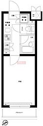 ルーブル蒲田南 1Kの間取図画像